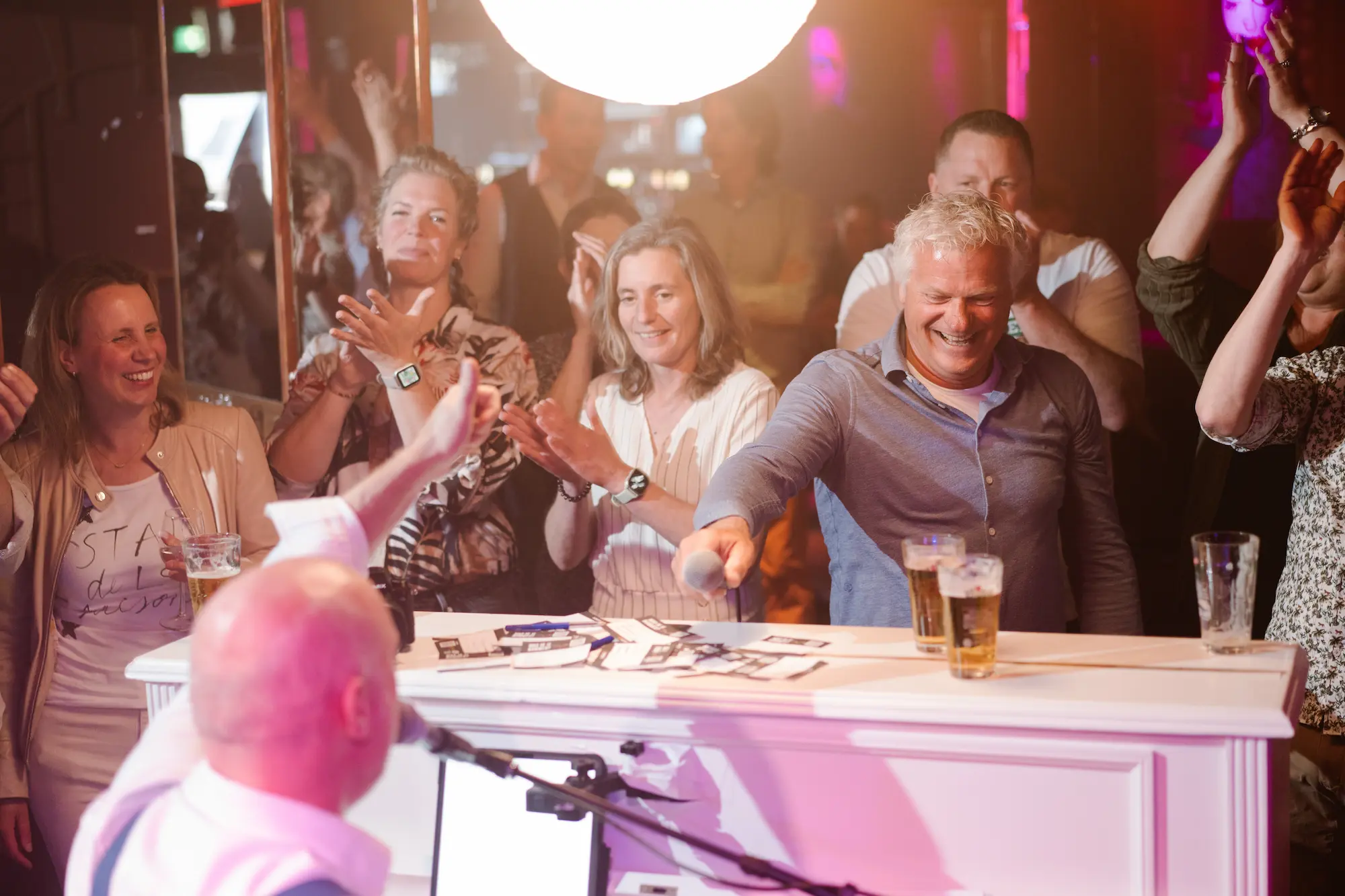 Live pianobar entertainment op feest – De Pianoman